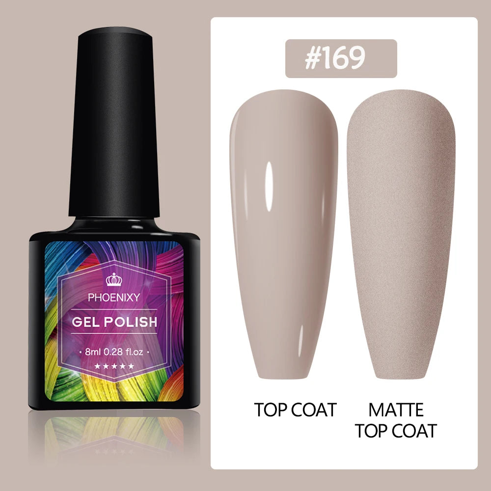 UV LED Gel Nail Polish 70 Colors Glitter 7ml