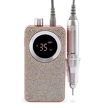 Rhinestone Nail Drill Cordless Rechargeable 35000 RPM