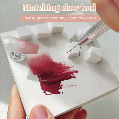 50/150pcs Sponge Gradient Nail Art Stamper Tools