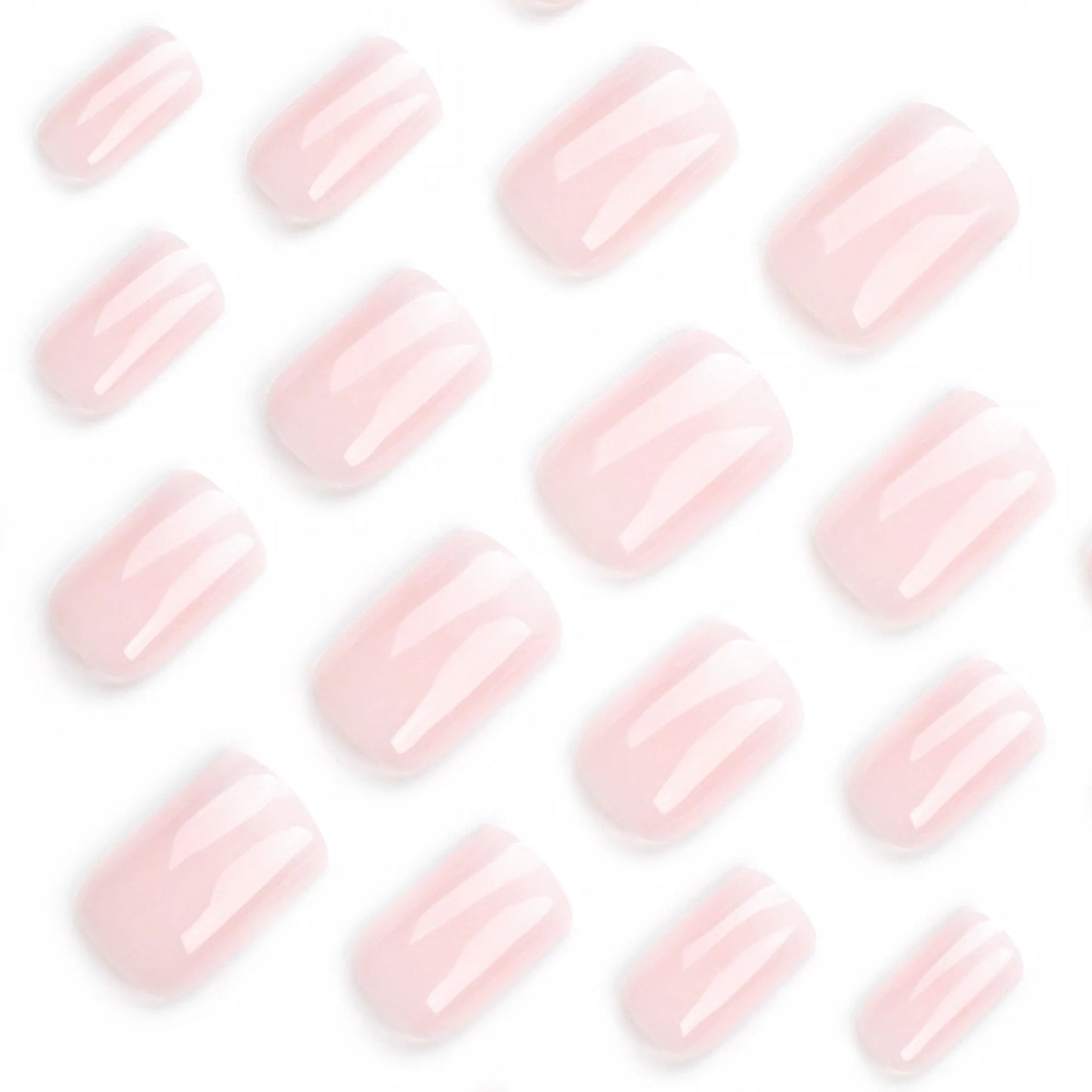 Glossy Press on French Nail Tips