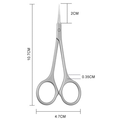 Stainless Steel Cuticle Manicure Curved Tip Scissor