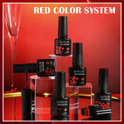 LILYCUTE 5pc/Set 7ML Semi Permanent UV Gel Polish Long Lasting Design