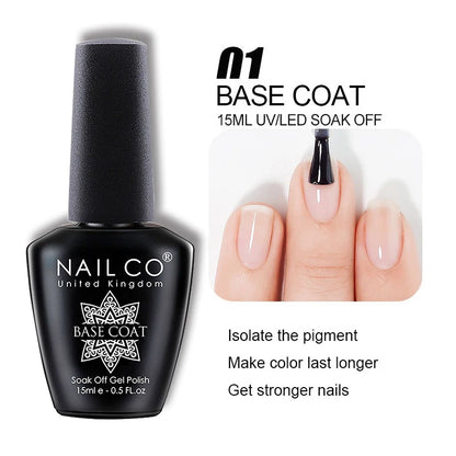 NAILCO 15ml Transparent Nude Color Series Jelly Gel Nail Polish