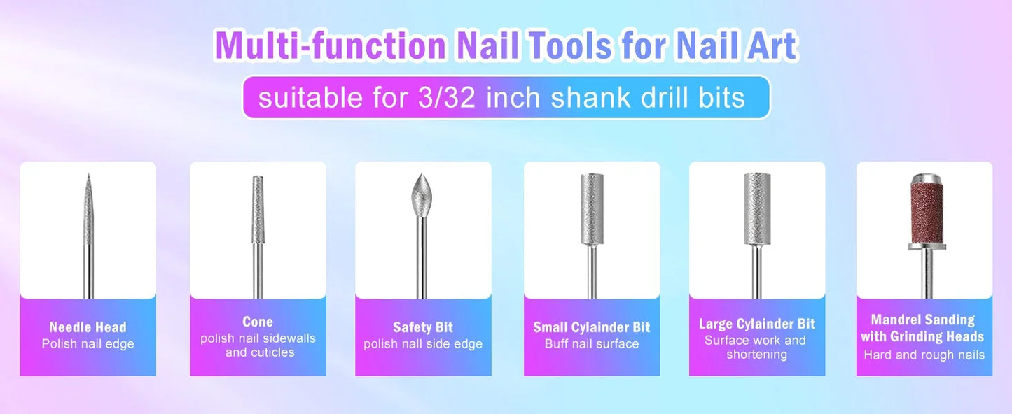 45000 RPM Portable Electric Nail Drill