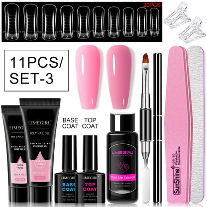 Poly Nail Gel Set for Extension Nails