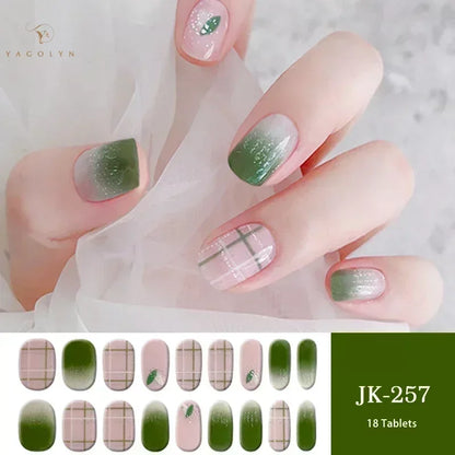 1 Sheet Semi-Cured Gel Nail Strips