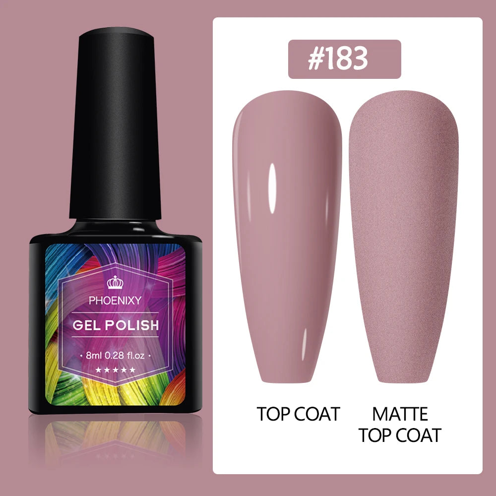 UV LED Gel Nail Polish 70 Colors Glitter 7ml