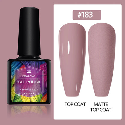 UV LED Gel Nail Polish 70 Colors Glitter 7ml