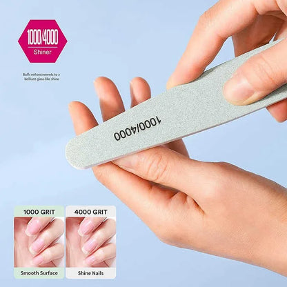Professional Nail File and Buffer Set 6Pcs