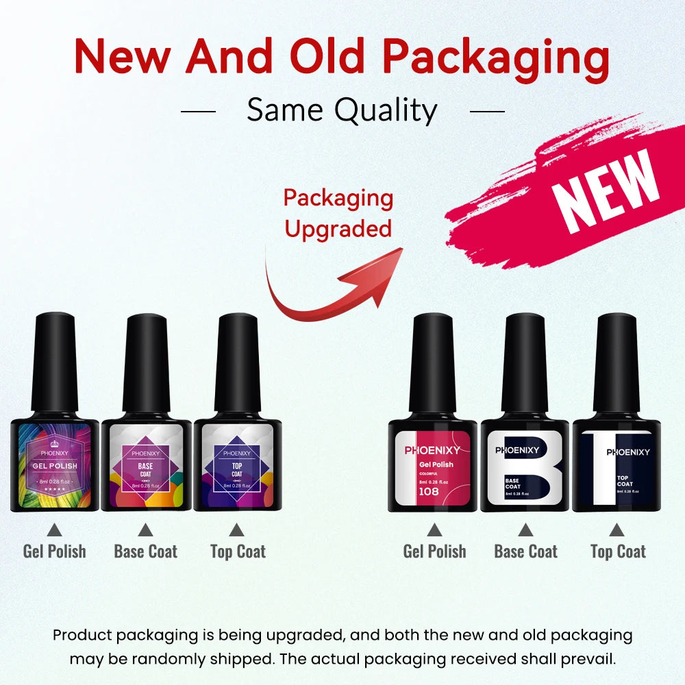 UV LED Gel Nail Polish 75 Colors Glitter 7ml