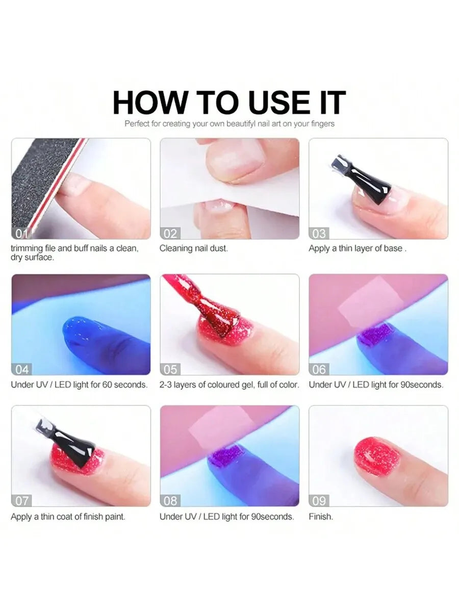 3pc 15ML Gel Nail Polish Set
