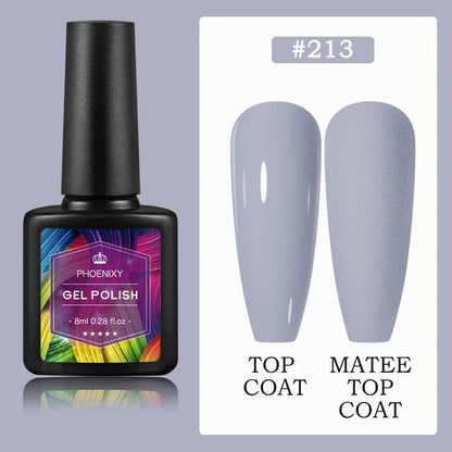UV LED Gel Nail Polish 70 Colors Glitter 7ml