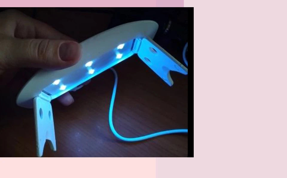 USB 6W Mini UV Desk Drying Nail Lamp