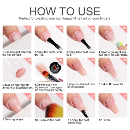 Poly Nail Gel Set for Extension Nails