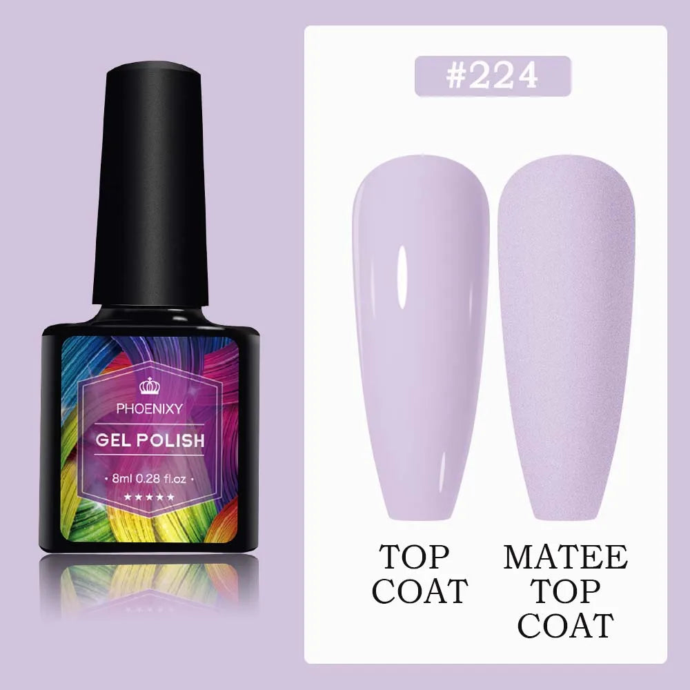 UV LED Gel Nail Polish 70 Colors Glitter 7ml