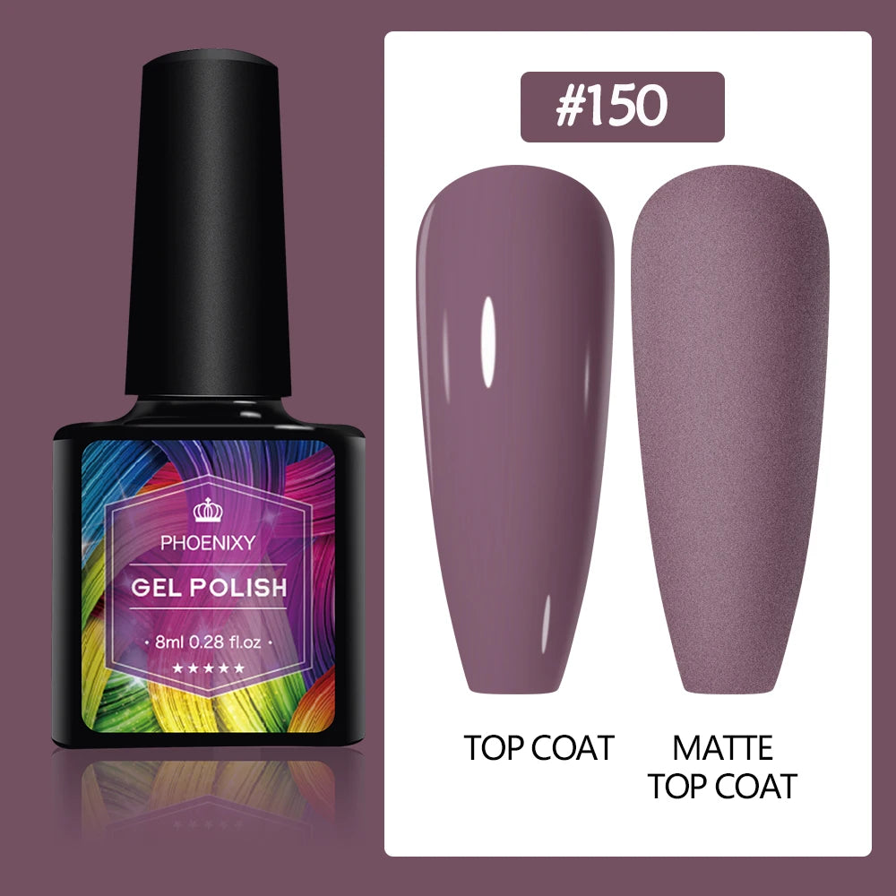 UV LED Gel Nail Polish 70 Colors Glitter 7ml