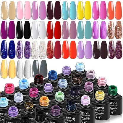 Nail Polish/Acrylic Nail/Poly Nail Gel Kit with Nail Lamp