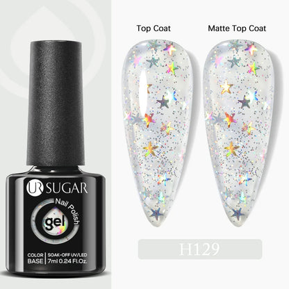 UR SUGAR 7ml Glass Bottle Color Gel Nail Polish Semi-permanent