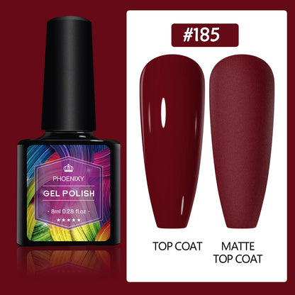 UV LED Gel Nail Polish 75 Colors Glitter 7ml