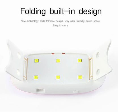 Portable Mini USB 6W 3 LED Desk Drying Nail Lamp
