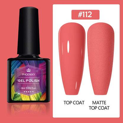 UV LED Gel Nail Polish 70 Colors Glitter 7ml