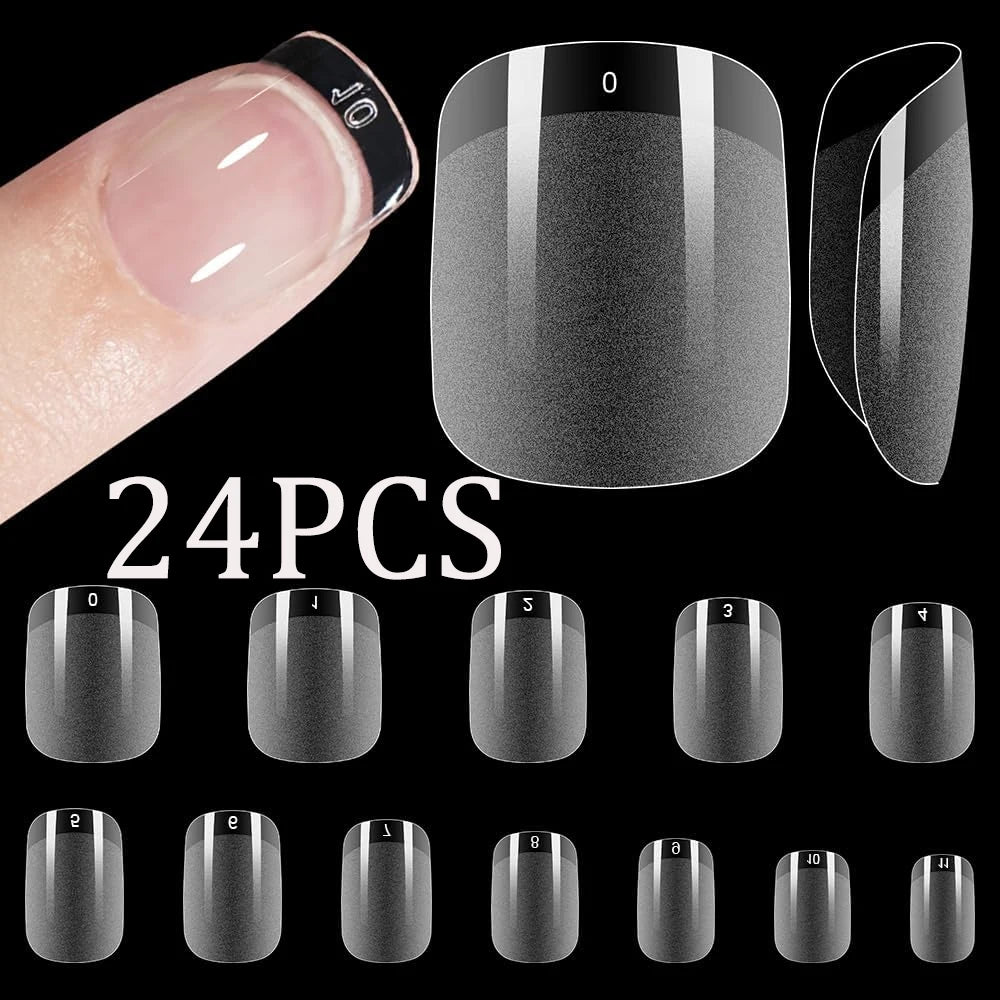 24pcs Fake Nail 12 sizes