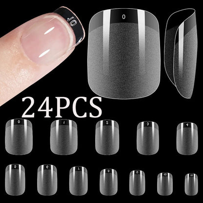 24pcs Fake Nail 12 sizes