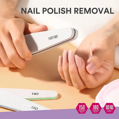 Professional Nail File and Buffer Set 6Pcs