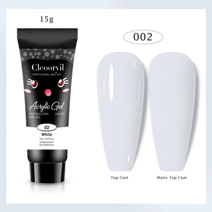 9pcs/set 15ML Nail Extension Gel Poly Gel Semi Permanent