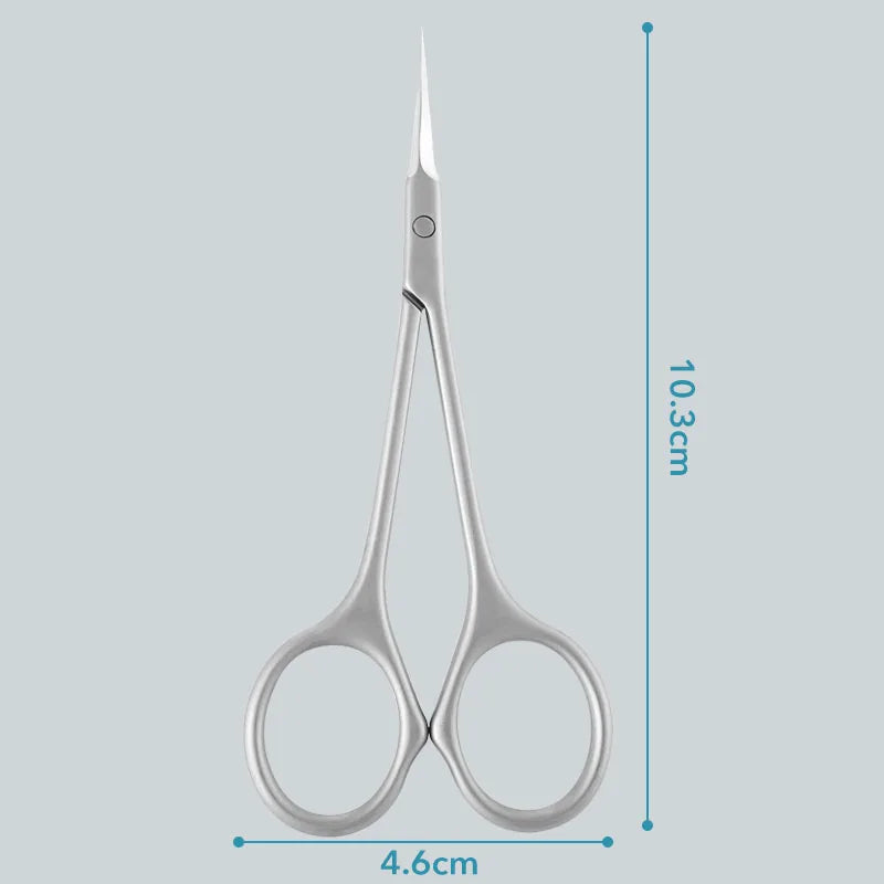 Stainless Steel Cuticle Manicure Curved Tip Scissor