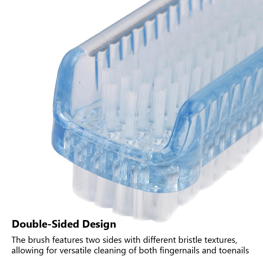 Double-Sided Nail Cleaning Brush