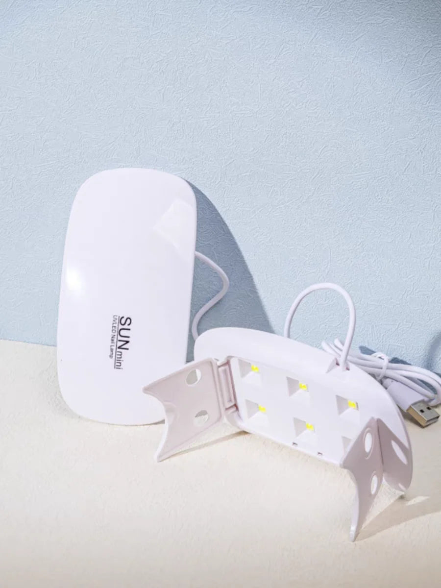 Portable Mini USB 6W 3 LED Desktop Nail Drying Lamp