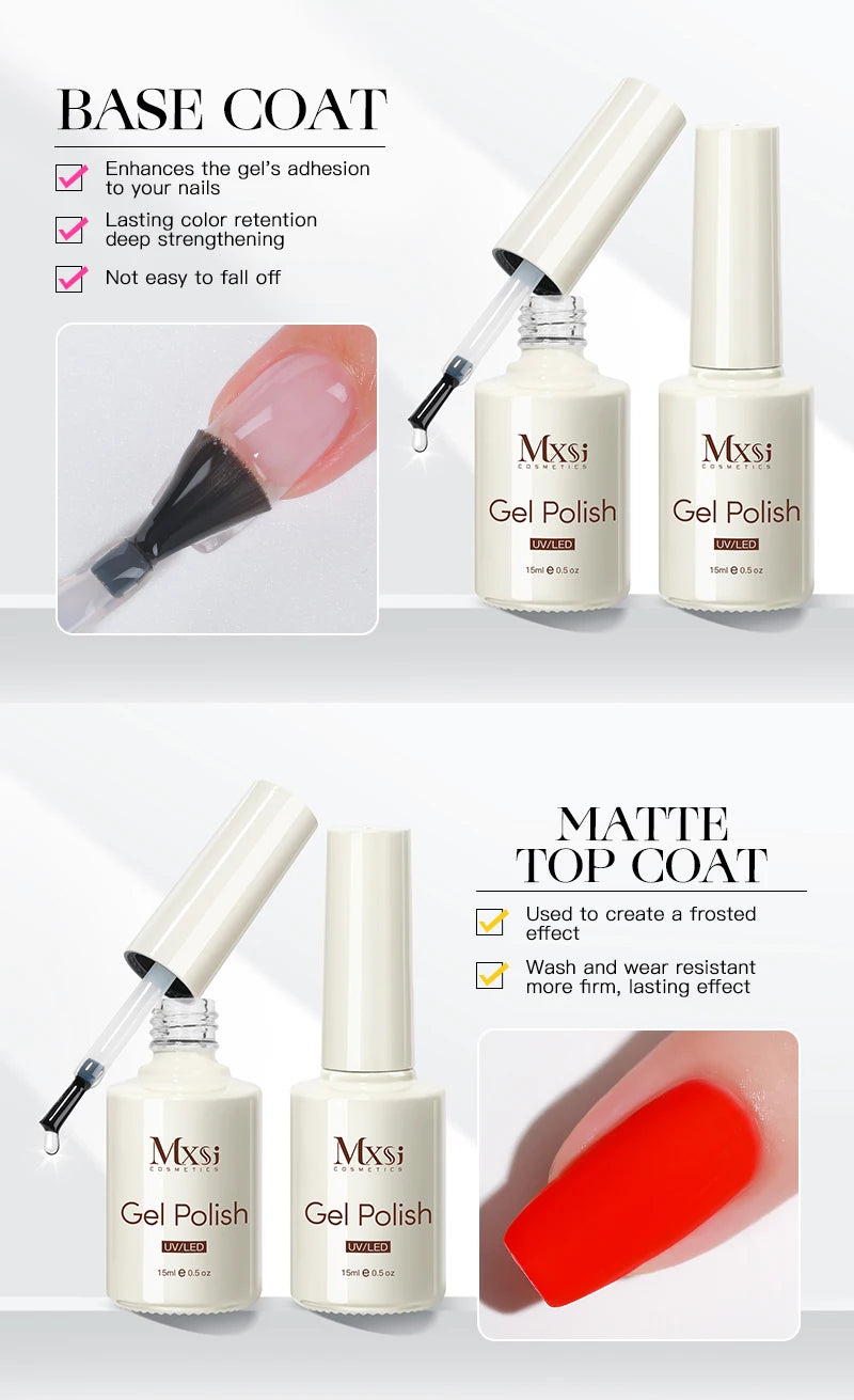 15ml Nails Top and Base Coat