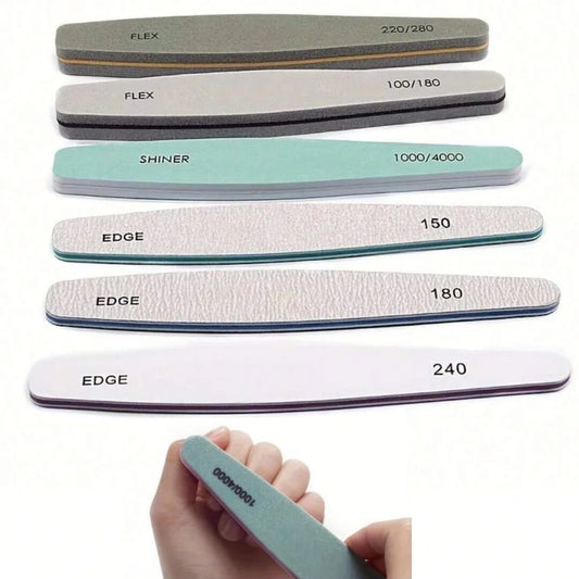 Professional Nail File and Buffer Set 6Pcs