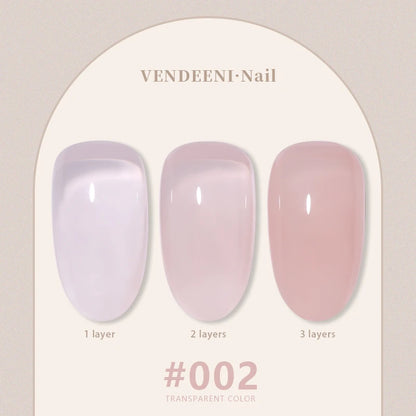 Vendeeni 24 Colors Jelly Transparent Gel Nail Polish 15ml