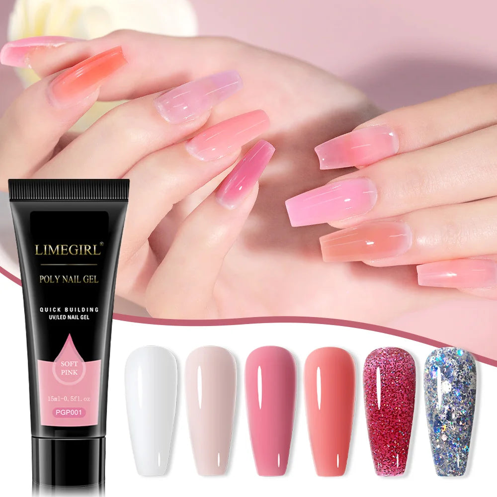 Poly Nail Gel Set for Extension Nails