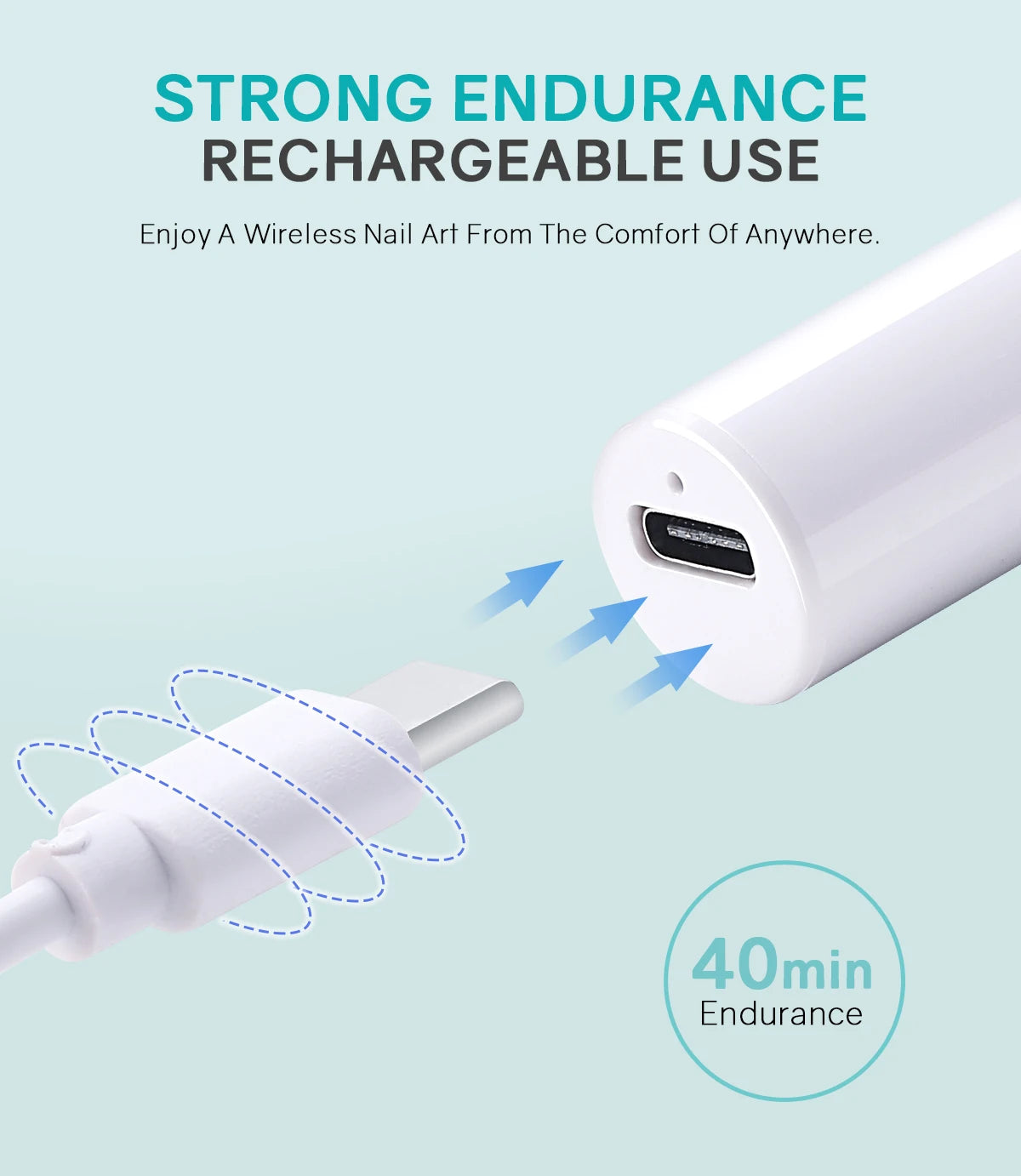 Mini Handheld UV Led Nail Lamp