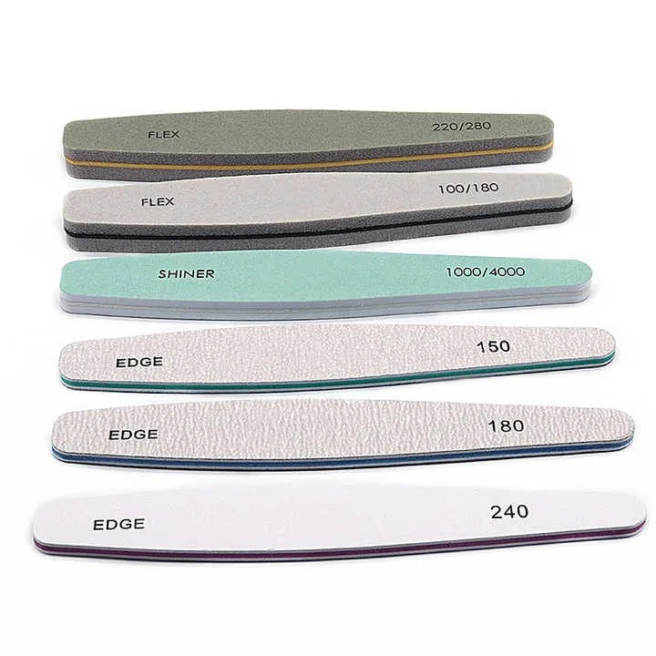 Professional Nail File and Buffer Set 6Pcs