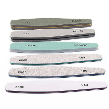 Professional Nail File and Buffer Set 6Pcs