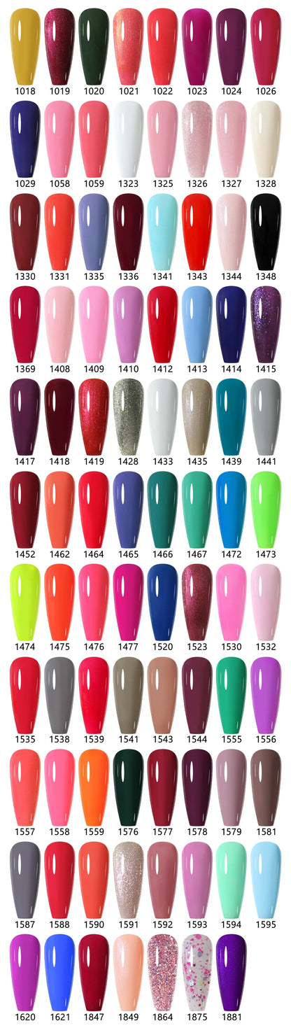 NAILCO 15ml Translucent Gel Nail Polish Semi-permanent Varnish