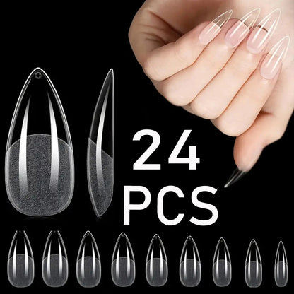 24pcs Fake Nail 12 sizes