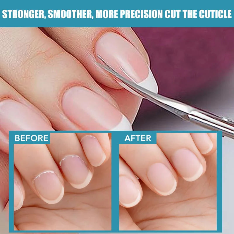 Stainless Steel Cuticle Manicure Curved Tip Scissor