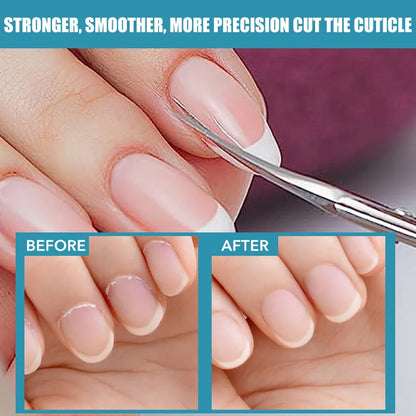 Stainless Steel Cuticle Manicure Curved Tip Scissor
