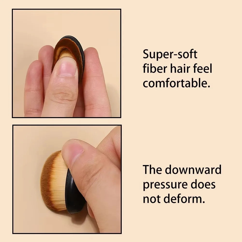Oval Nail Art Dust Brush