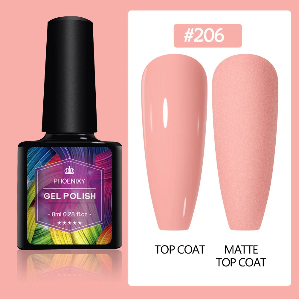 UV LED Gel Nail Polish 70 Colors Glitter 7ml