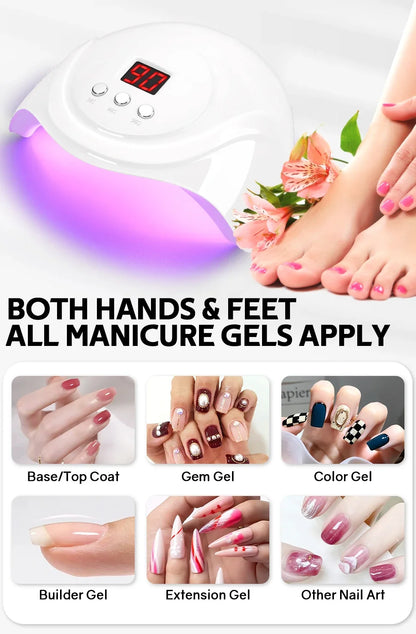 72 W LED Nail Drying Lamp for Curing Gel Nail Polish
