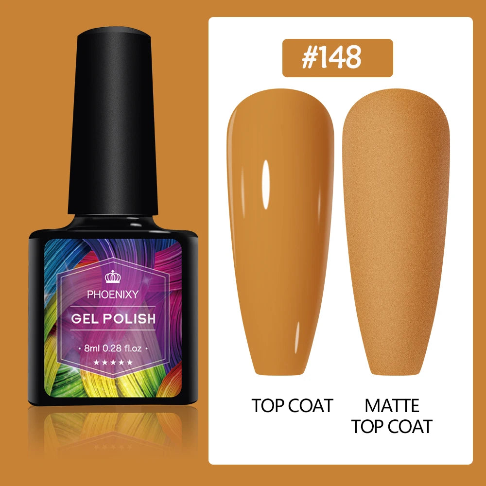 UV LED Gel Nail Polish 70 Colors Glitter 7ml