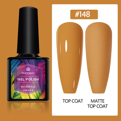 UV LED Gel Nail Polish 70 Colors Glitter 7ml