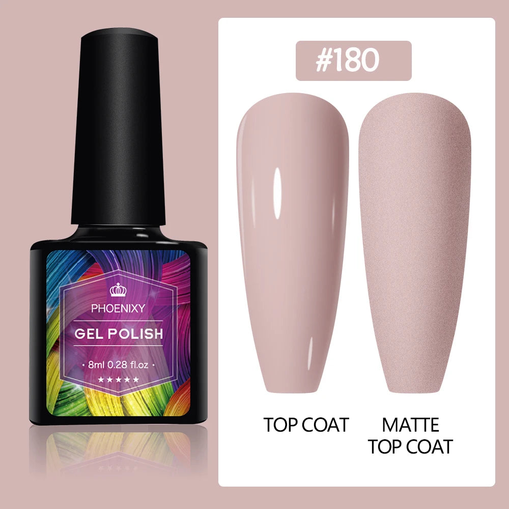 UV LED Gel Nail Polish 70 Colors Glitter 7ml