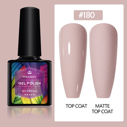 UV LED Gel Nail Polish 70 Colors Glitter 7ml
